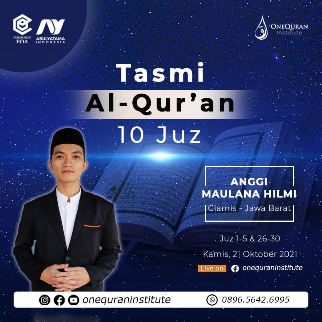 Tasmi' Al-Quran 10 Juz ( Juz 1 - 5, 26 - 30)