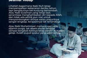 Bersyukur, Pekerjaan Seumur Hidup