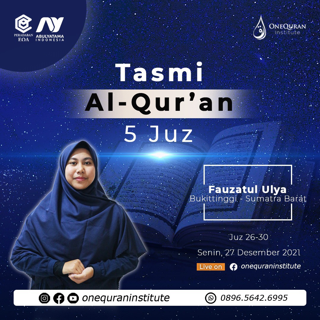 Tasmi' Al-Quran 5 Juz ( Juz 26 - 30 ) bersama Fauzatul Ulya