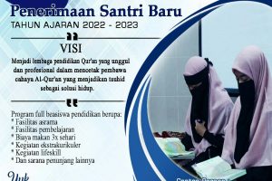 PENDAFTARAN BEASISWA TAHFIDZ MA’HAD ONE QUR’AN INSTITUTE
