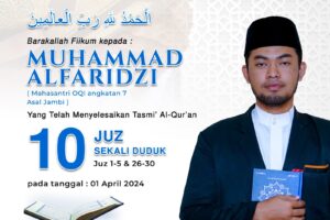 Tasmi’ Qur’an 10 Juz : Muhammad Al Faridzi