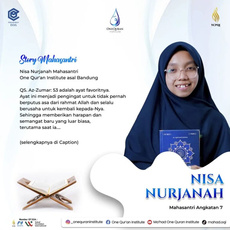 Story Mahasantri : Nisa Nurjanah