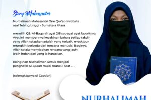Story Mahasantri  Nurhalimah