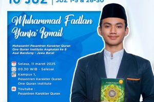 Tasmi’ Al-Quran 10 Juz Sekali Duduk : Muhammad Fadlan Yanfa’ Ismail
