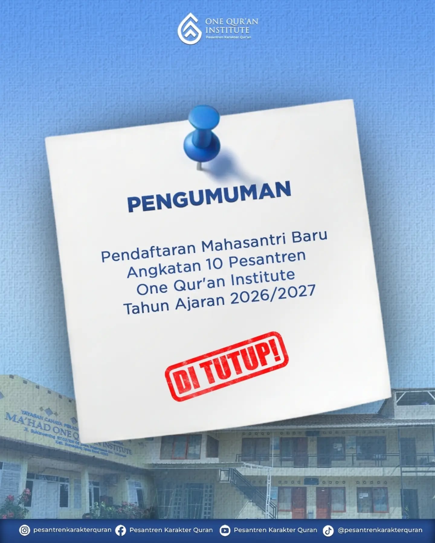 PENGUMUMAN
