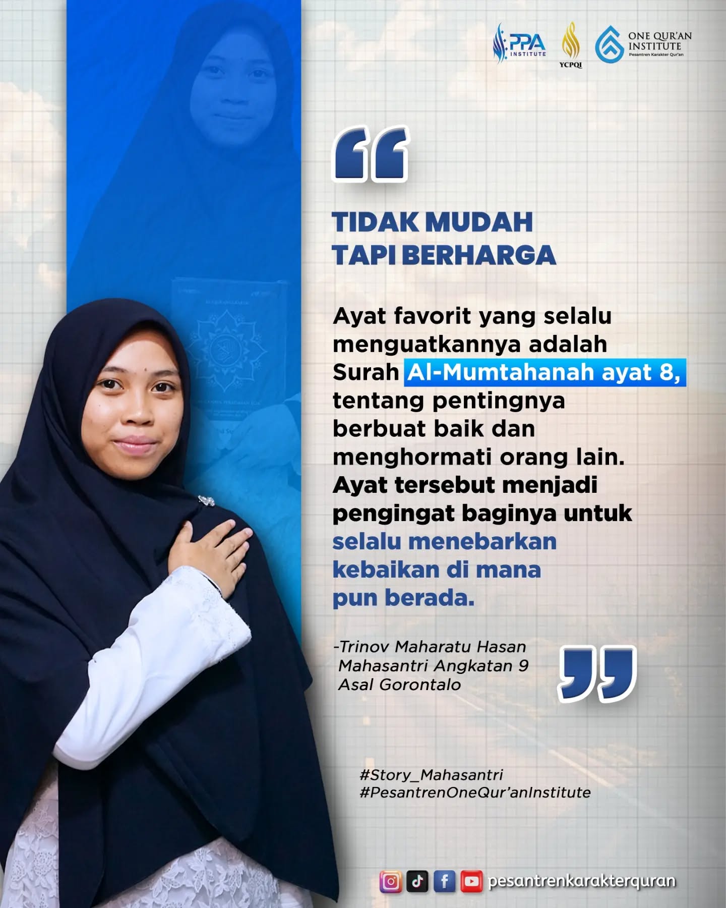 Tidak Mudah Tapi Berharga